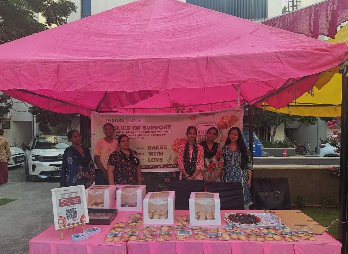 ASOS stall at a bake sale